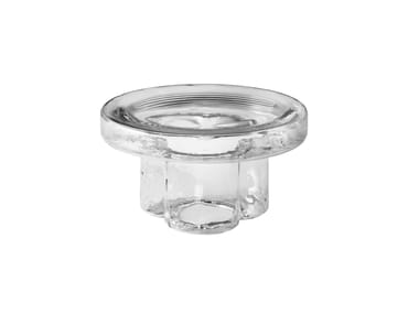 Miniforms, SODA ICED Tavolino rotondo basso in vetro soffiato