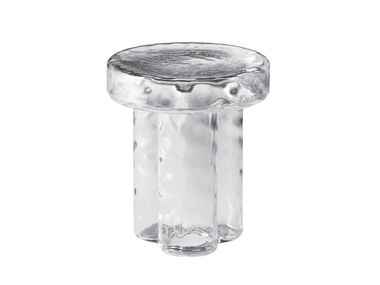Round blown glass coffee table SODA ICED Miniforms