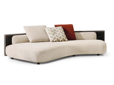 Modular garden sofa BÉZIER CORD OUTDOOR Minotti