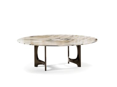 Round table with marble top BLAINE Minotti