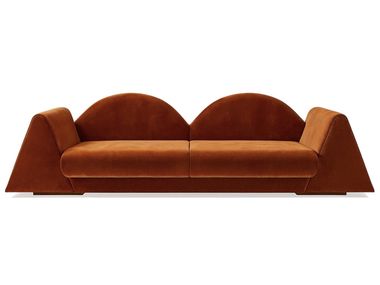 3-Sitzer Sofa aus Samt AMANECER Moanne