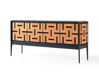 Oak sideboard with doors KENTE Mobi