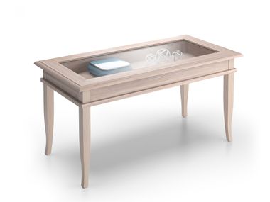 Melamine-faced chipboard high side table with storage space CLASSICO Mobili Fiver