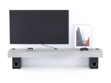 TV-Möbel aus melaminharzbeschichteter Spanplatte mit Ladepad zur Wandmontage EVOLUTION Mobili Fiver