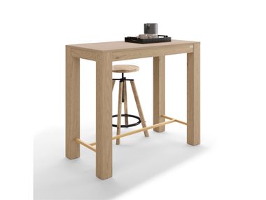 Rectangular oak high table RACHELE Mobili Fiver
