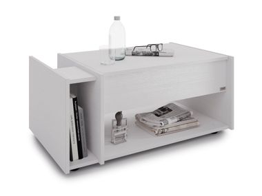 Melamine-faced chipboard coffee table for living room with storage space ROMINA Mobili Fiver