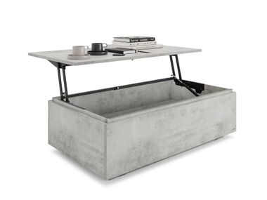 Melamine-faced chipboard coffee table with storage space for living room X Mobili Fiver