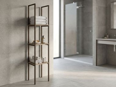 Freestanding melamine-faced chipboard shelving unit URBAN BG08 Mobilspazio