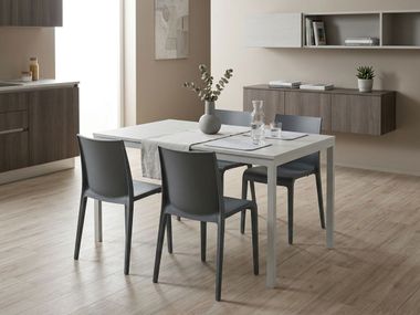 Square melamine-faced chipboard table URBAN TV36 Mobilspazio