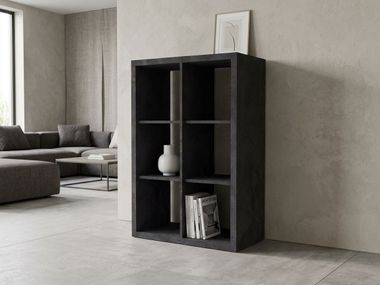 Open double-sided bookcase ZEUS LB 04 Mobilspazio