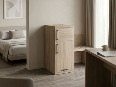 Mobiletto porta frigo e cassaforte ZEUS PF 02 Mobilspazio