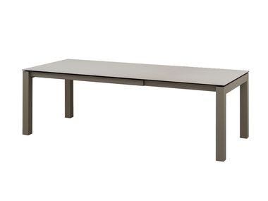 Extending rectangular ceramic dining table ENIX Mobliberica