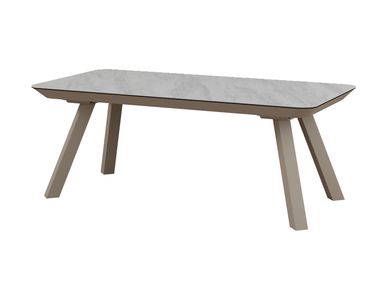 Extending rectangular ceramic dining table ESLA Mobliberica