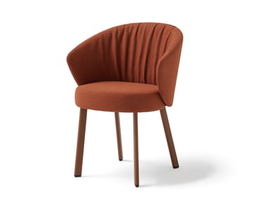 Sedia in tessuto con braccioli GAVI Mobliberica