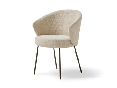 Sedia in tessuto con braccioli GAVI Mobliberica