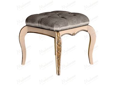 Tufted upholstered fabric stool EMBRACE Modenese Luxury Interiors