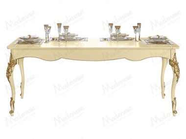 Extending rectangular wooden table ESSENCE Modenese Luxury Interiors