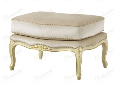 Rechteckiger Fußbank aus Samt ETHEREAL GLOW Modenese Luxury Interiors