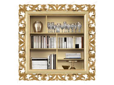 Offenes Büroregal aus Holz GOLDEN HAZE Modenese Luxury Interiors
