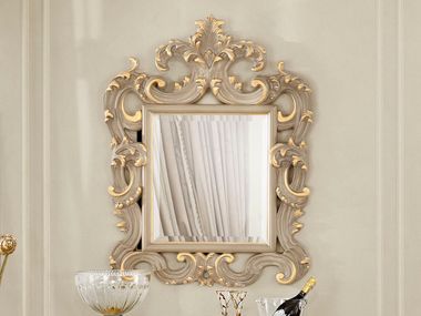 Specchio in legno da parete con cornice HARMONY Modenese Luxury Interiors