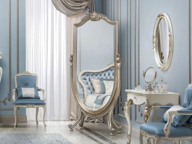 Specchio basculante da terra in legno con cornice HORIZON Modenese Luxury Interiors