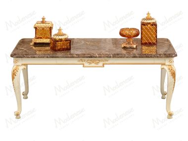Rectangular marble coffee table MIDNIGHT MOON Modenese Luxury Interiors