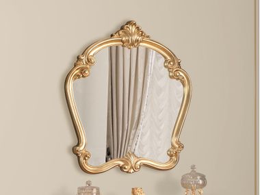 Specchio foglia oro da parete con cornice ROYAL BLEND BAROQUE Modenese Luxury Interiors