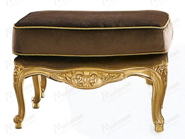 Upholstered footstool ROYAL BLEND Modenese Luxury Interiors
