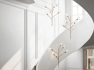 Painted metal pendant lamp BAOBAB Modo Luce