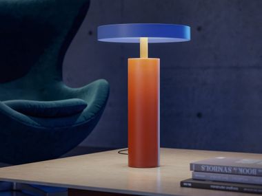 LED dimmable metal table lamp CAMALEONTE Modo Luce
