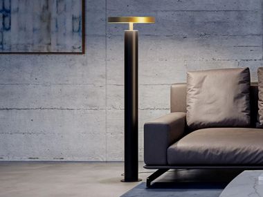 Dimmbar LED Stehleuchte aus Metall CAMALEONTE Modo Luce