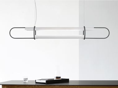 LED polycarbonate pendant lamp CLIP Modo Luce