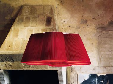 Fabric pendant lamp FLORINDA Modo Luce