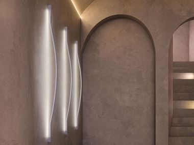 LED painted metal wall lamp GALILEO LOUNGE Modo Luce