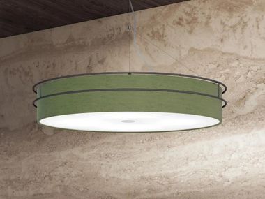 LED fabric pendant lamp HOOP Modo Luce