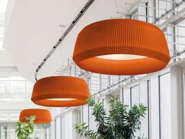 LED fabric pendant lamp LOTO Modo Luce