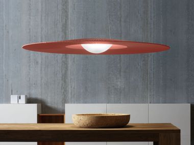 LED fabric pendant lamp MOOD Modo Luce