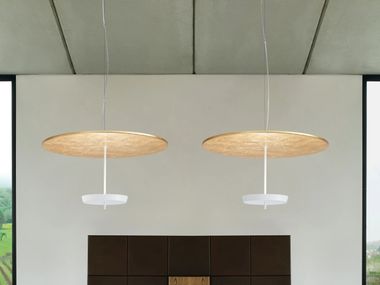 LED painted metal pendant lamp OMBRELLA Modo Luce