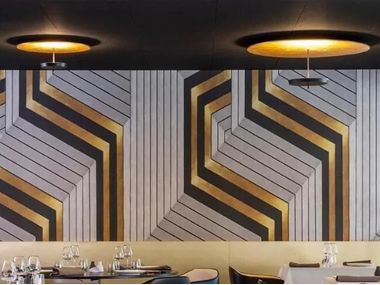 LED painted metal ceiling light OMBRELLA Modo Luce