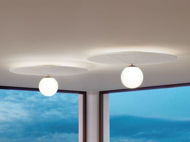 Fabric ceiling lamp PEGGY Modo Luce