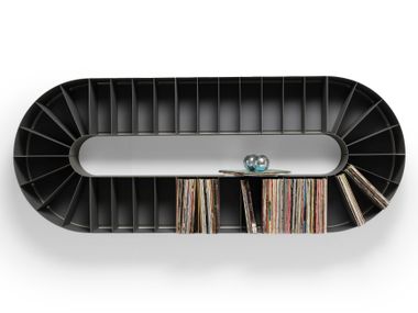 Sectional metal bookcase BINARIA Mogg