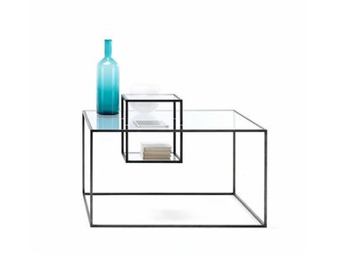 Square crystal coffee table ILLUSIONI Mogg