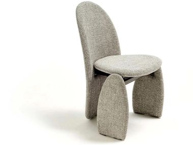 Fabric chair without armrests LUNEE Mogg