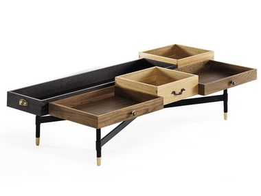 Low solid wood coffee table THE DREAMERS Mogg