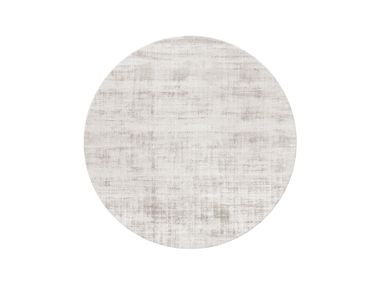 Handmade banana-leaf rug FEEL ROUND GRAY PEARL Mohebban