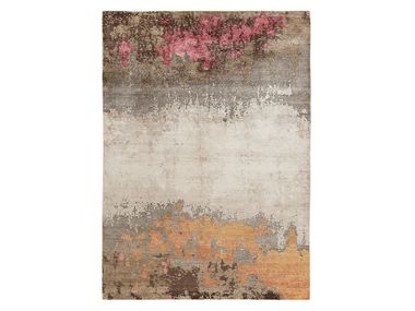 Patterned rectangular handmade Bamboo silk rug LOFT L313A Mohebban