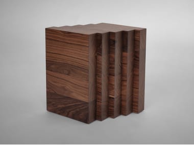 Tavolino in legno massello SCALAE Mokko