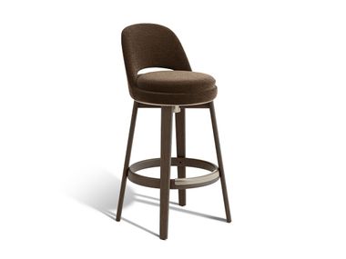 High fabric stool with back MOLLIS Molteni & C.