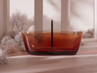 Oval freestanding resin bathtub FLOWER MonBlari