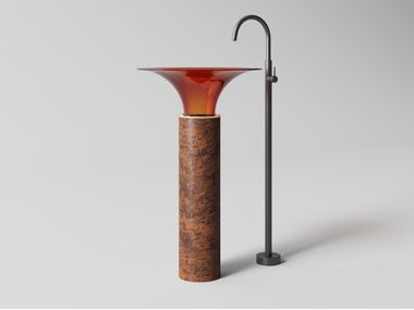 Freestanding round washbasin SPRING MonBlari